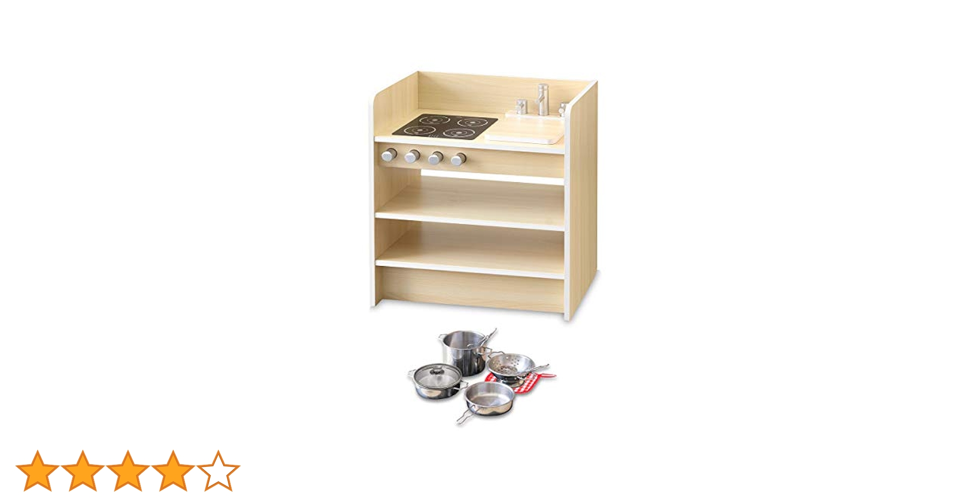 Amazon | RiZKiZ おままごとキッチン 2WAYタイプ 【ビーチ